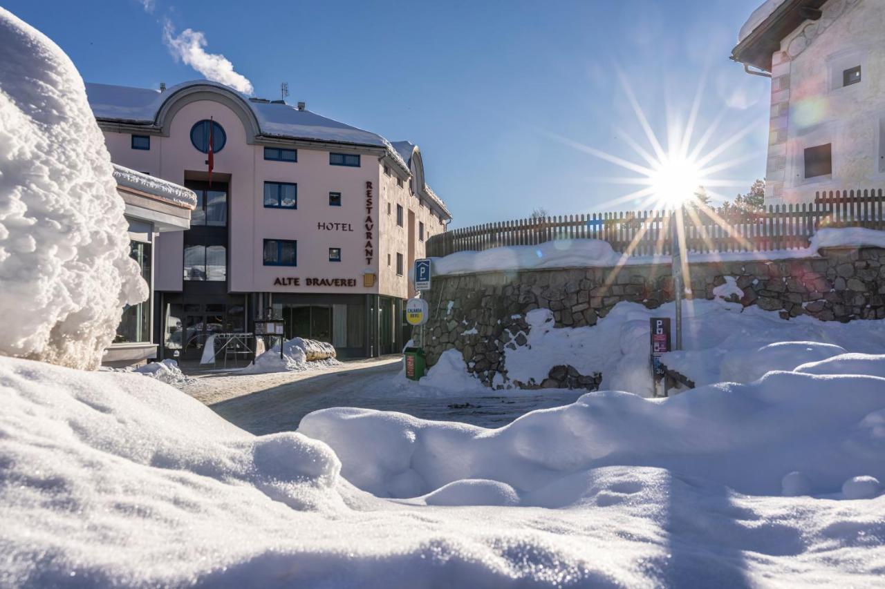 Hotel Restaurant Alte Brauerei Celerina/Schlarigna Kültér fotó